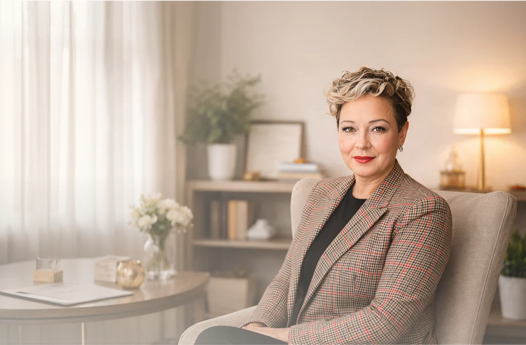 Inna Revutsky, board-certified psychiatric nurse practitioner, providing immigration psychiatric evaluations by secure telehealth